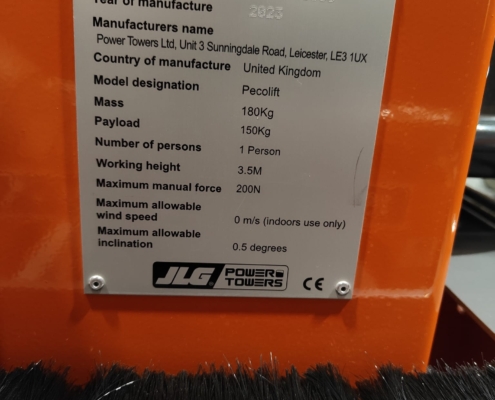 Power Towers Pecolift (By JLG)