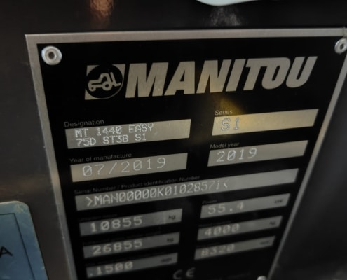 Manipulador Telescópico segunda mano Manitou MT 1440