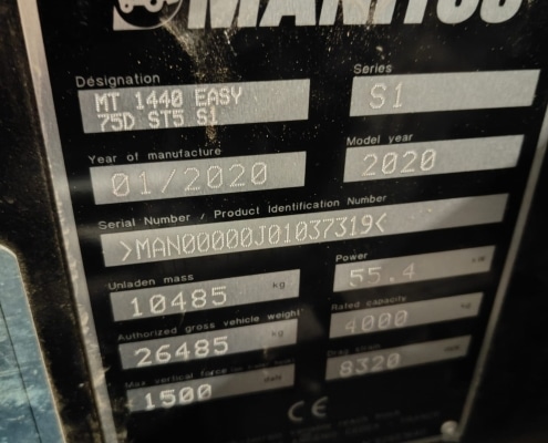 Manipulador telescópico usado Manitou MT 1440