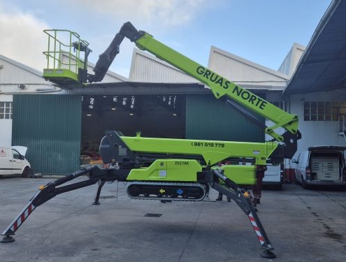 Nueva entrega plataforma de araña ZOOMLION ZX27AE