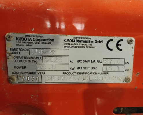 Kubota U56-5