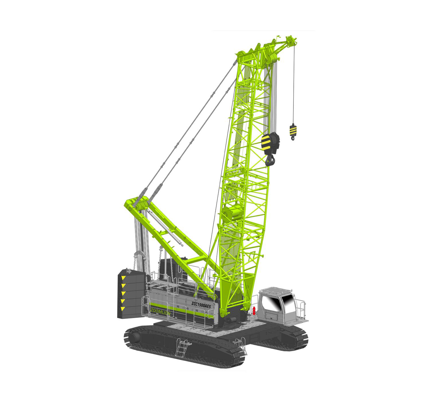 Zoomlion ZCC1500V-E5 2 Grúa celosía sobre orugas Zoomlion ZCC1500